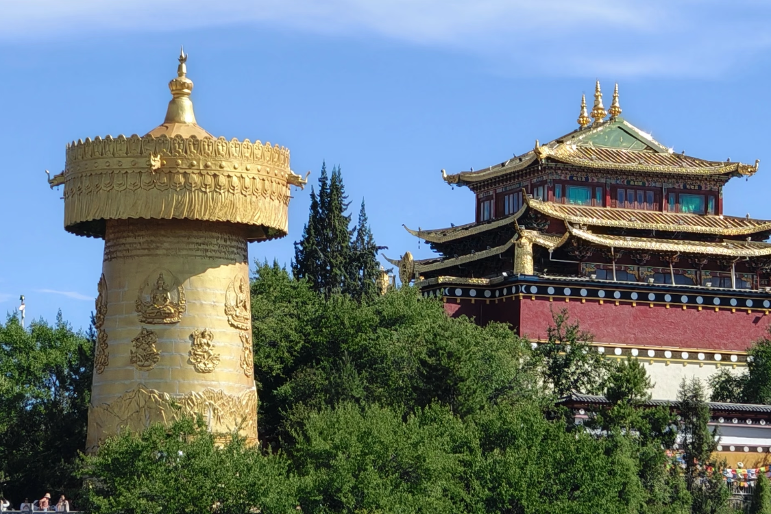 Big Buddha Temple Prayer Wheel